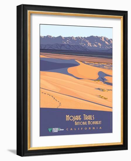 Mojave Trails National Monument-Bureau of Land Management-Framed Art Print