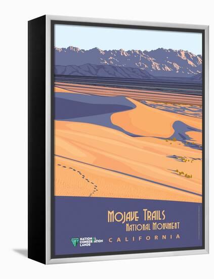 Mojave Trails National Monument-Bureau of Land Management-Framed Stretched Canvas