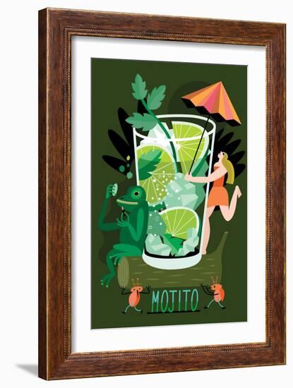 Mojito, 2017-Yuliya Drobova-Framed Giclee Print