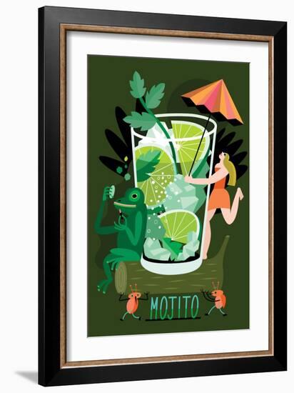 Mojito, 2017-Yuliya Drobova-Framed Giclee Print
