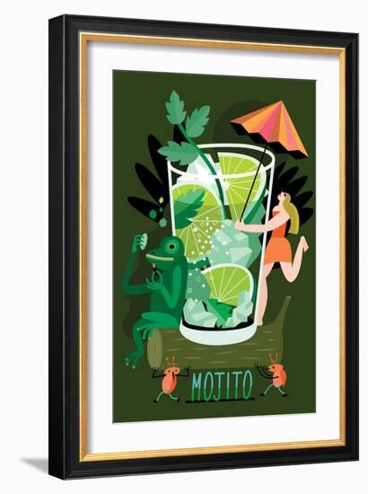 Mojito, 2017-Yuliya Drobova-Framed Giclee Print