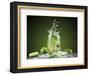 Mojito Cocktail With Splash And Ice-Jag_cz-Framed Photographic Print