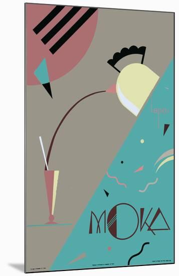 Moka-Lepas-Mounted Serigraph