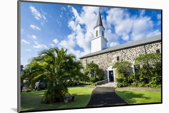 Mokuaikaua Church, Kailua-Kona, Big Island, Hawaii, United States of America, Pacific-Michael-Mounted Photographic Print