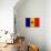 Moldova Flag Design with Wood Patterning - Flags of the World Series-Philippe Hugonnard-Art Print displayed on a wall