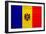 Moldova Flag Design with Wood Patterning - Flags of the World Series-Philippe Hugonnard-Framed Art Print