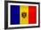 Moldova Flag Design with Wood Patterning - Flags of the World Series-Philippe Hugonnard-Framed Art Print