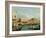 Mole Und Riva Degli Schiavoni as Seen from Bacino Di S.Marco-Canaletto-Framed Giclee Print