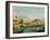 Mole Und Riva Degli Schiavoni as Seen from Bacino Di S.Marco-Canaletto-Framed Giclee Print