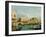 Mole Und Riva Degli Schiavoni as Seen from Bacino Di S.Marco-Canaletto-Framed Giclee Print