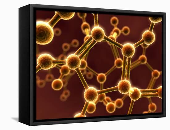 Molecular Model-David Mack-Framed Premier Image Canvas