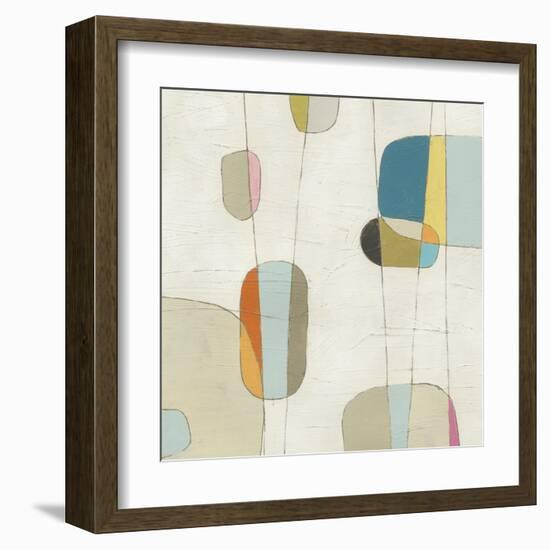 Molecular Motion II-Erica J. Vess-Framed Art Print