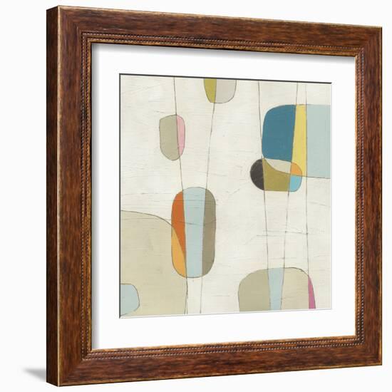 Molecular Motion II-Erica J. Vess-Framed Art Print