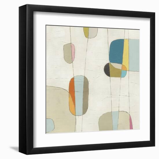 Molecular Motion II-Erica J. Vess-Framed Art Print