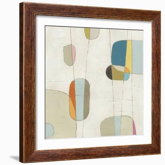 Molecular Motion II-Erica J. Vess-Framed Art Print