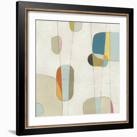 Molecular Motion II-Erica J. Vess-Framed Art Print