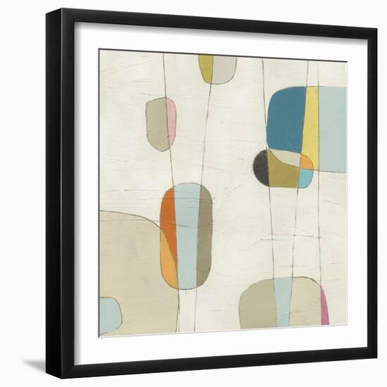 Molecular Motion II-Erica J. Vess-Framed Art Print