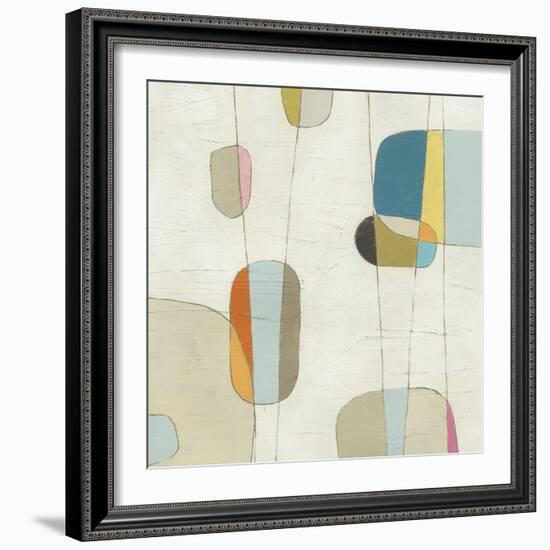 Molecular Motion II-Erica J. Vess-Framed Art Print