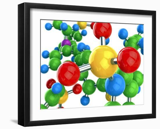 Molecular Structure-Roger Harris-Framed Photographic Print