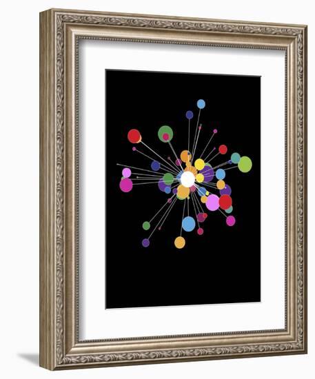 Molecular-Simon C^ Page-Framed Art Print