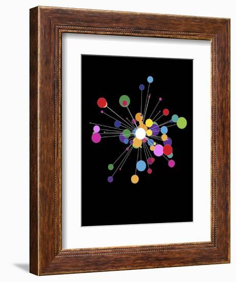 Molecular-Simon C^ Page-Framed Art Print