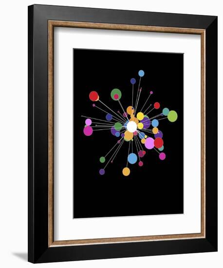 Molecular-Simon C^ Page-Framed Art Print