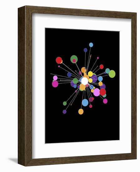 Molecular-Simon C^ Page-Framed Art Print