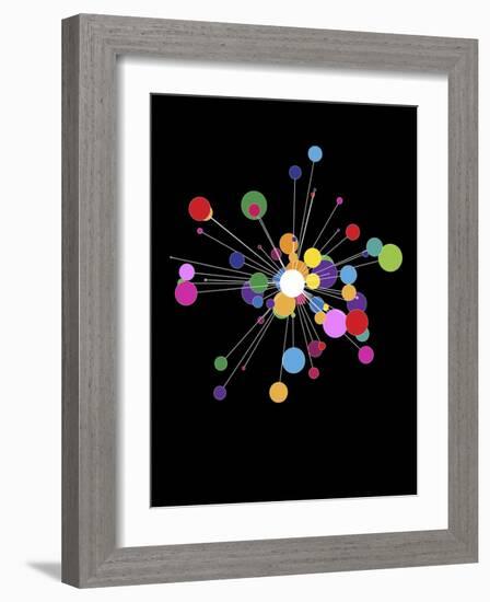 Molecular-Simon C^ Page-Framed Art Print