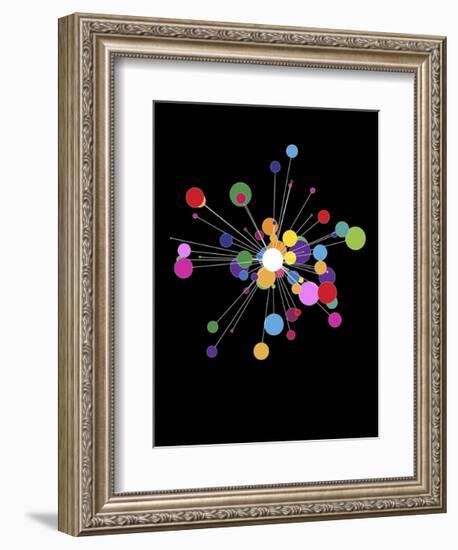 Molecular-Simon C^ Page-Framed Giclee Print