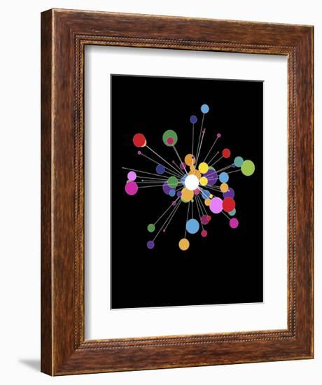 Molecular-Simon C^ Page-Framed Giclee Print