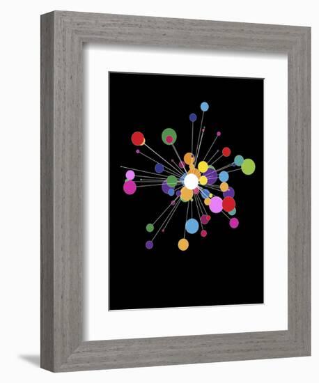 Molecular-Simon C^ Page-Framed Giclee Print