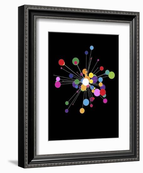 Molecular-Simon C^ Page-Framed Giclee Print