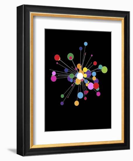 Molecular-Simon C^ Page-Framed Giclee Print