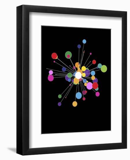 Molecular-Simon C^ Page-Framed Giclee Print