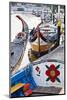 Moliceiro Boats by Art Nouveau Buildings Canal, Averio, Portugal-Julie Eggers-Mounted Photographic Print