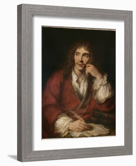 Molière à sa table de travail-Antoine Coypel-Framed Giclee Print