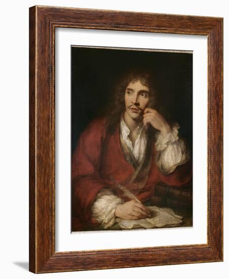 Molière à sa table de travail-Antoine Coypel-Framed Giclee Print