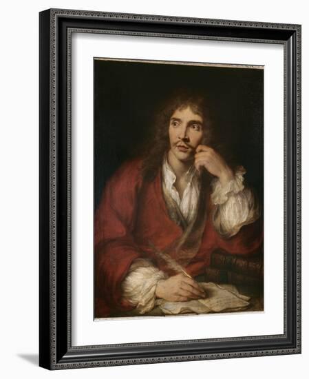 Molière à sa table de travail-Antoine Coypel-Framed Giclee Print