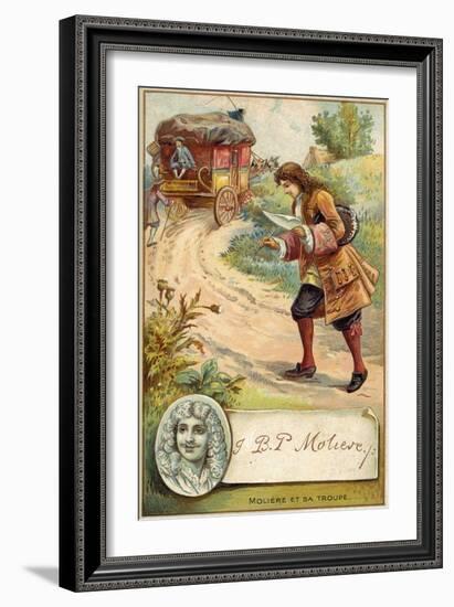 Moliere, French Playwright-null-Framed Giclee Print