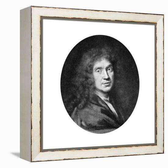 Moliere, French Theatre Writer, Director and Actor, 17th Century-Pierre Mignard-Framed Premier Image Canvas