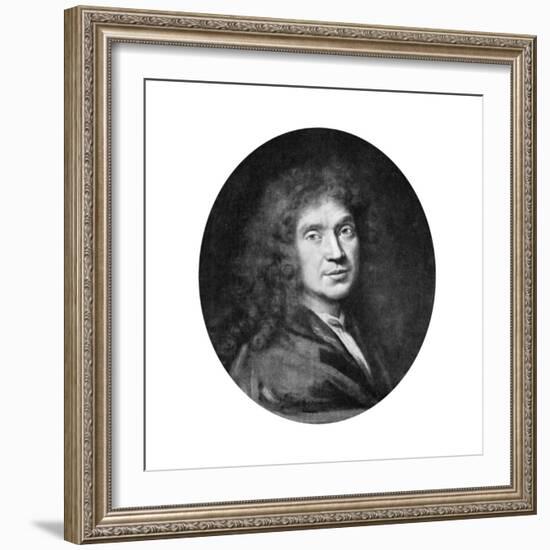 Moliere, French Theatre Writer, Director and Actor, 17th Century-Pierre Mignard-Framed Giclee Print