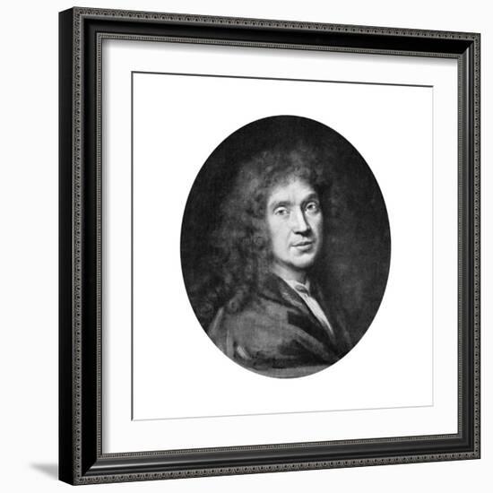 Moliere, French Theatre Writer, Director and Actor, 17th Century-Pierre Mignard-Framed Giclee Print