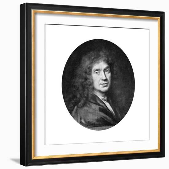 Moliere, French Theatre Writer, Director and Actor, 17th Century-Pierre Mignard-Framed Giclee Print