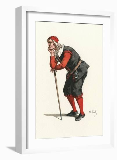 Moliere, L'Avare-Maurice Sand-Framed Art Print