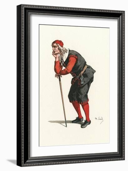 Moliere, L'Avare-Maurice Sand-Framed Art Print