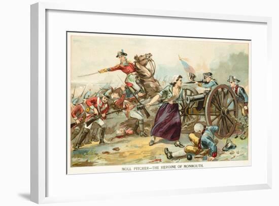 Moll Pitcher - the Heroine of Monmouth-North American-Framed Giclee Print