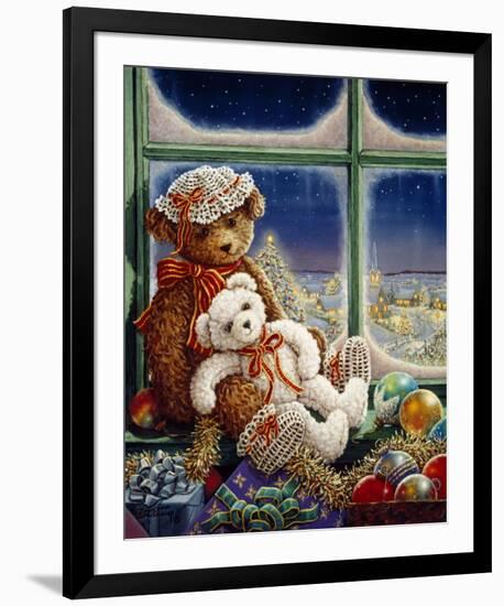 Molly and Sugar Bear-Janet Kruskamp-Framed Art Print