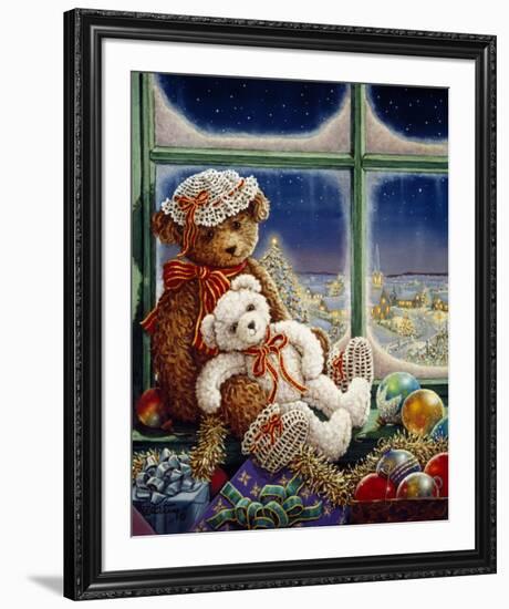 Molly and Sugar Bear-Janet Kruskamp-Framed Art Print