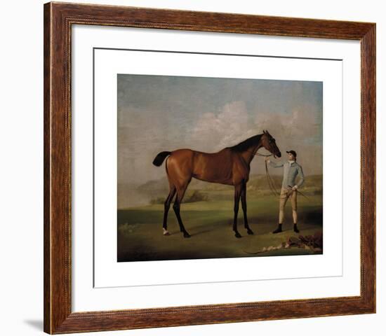 Molly Long-Legs with her Jockey-George Stubbs-Framed Premium Giclee Print