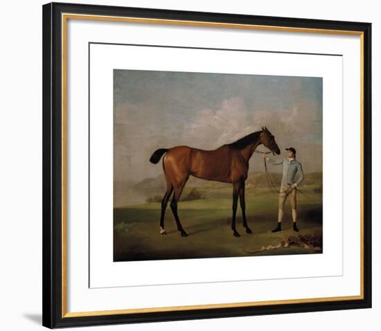 Molly Long-Legs with her Jockey-George Stubbs-Framed Premium Giclee Print